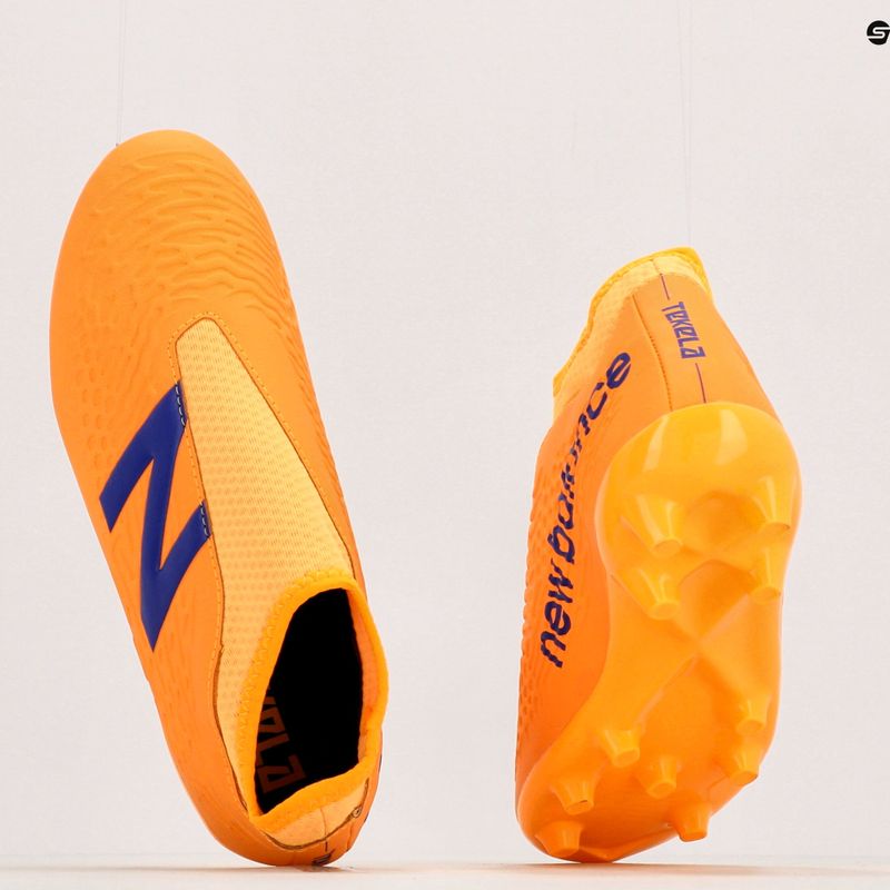Detské kopačky New Balance Tekela V3+ Magique FG orange JST3FD35.M.045 10
