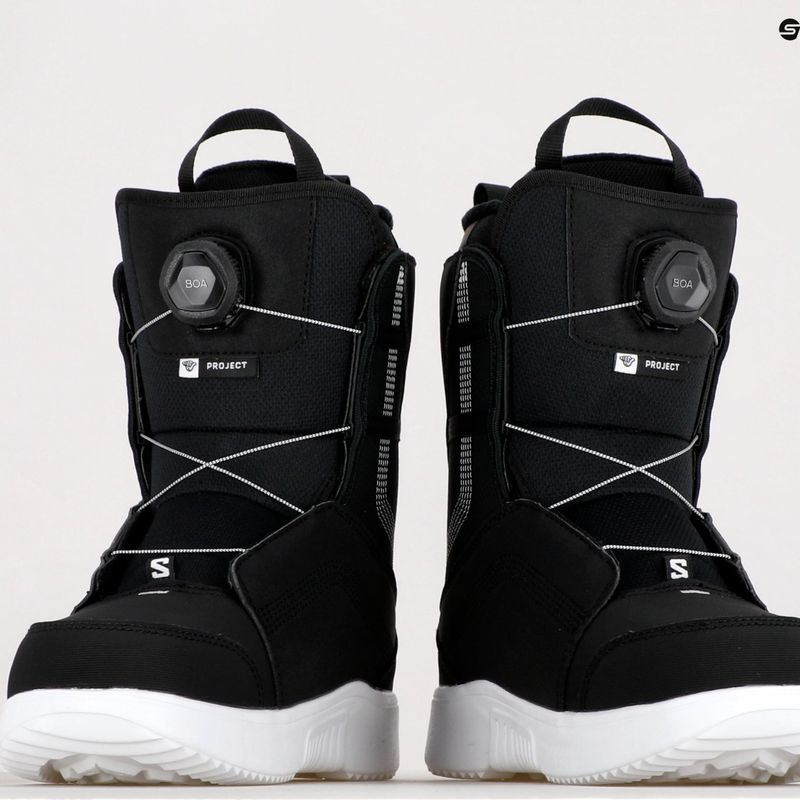 Detské snowboardové topánky Salomon Project Boa čierne L416817 11