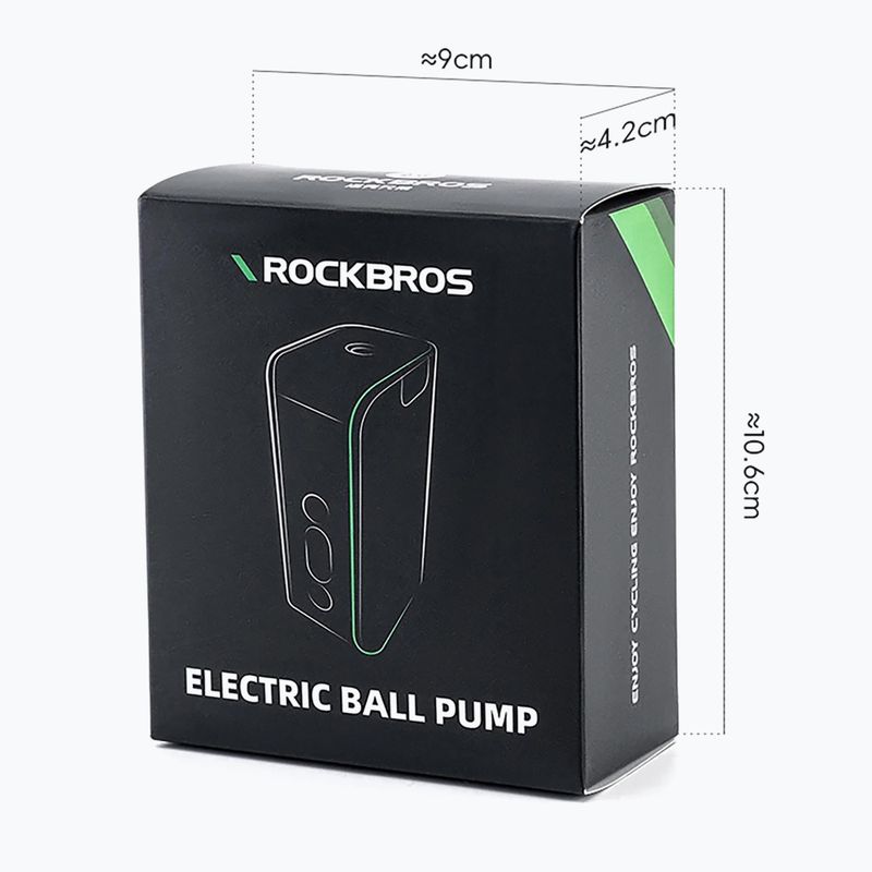 Elektrická pumpička na lopty Rockbros 42520006 20psi blue 5