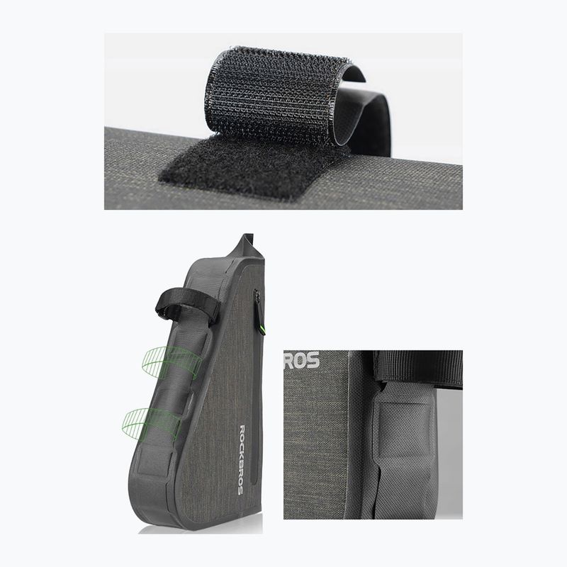 Taška na rám kolesa Rockbros AS-017 5 l dark green 4