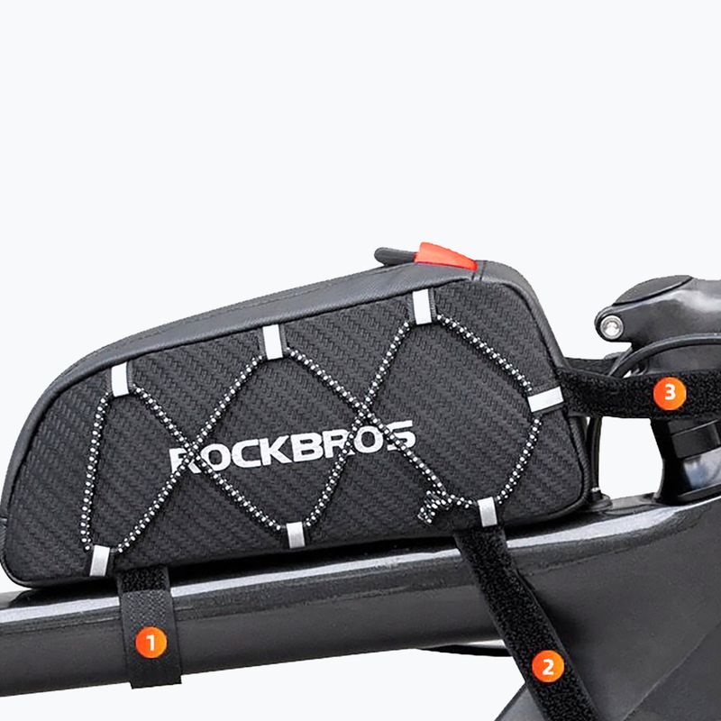 Taška na rám kolesa Rockbros 1 l black 4