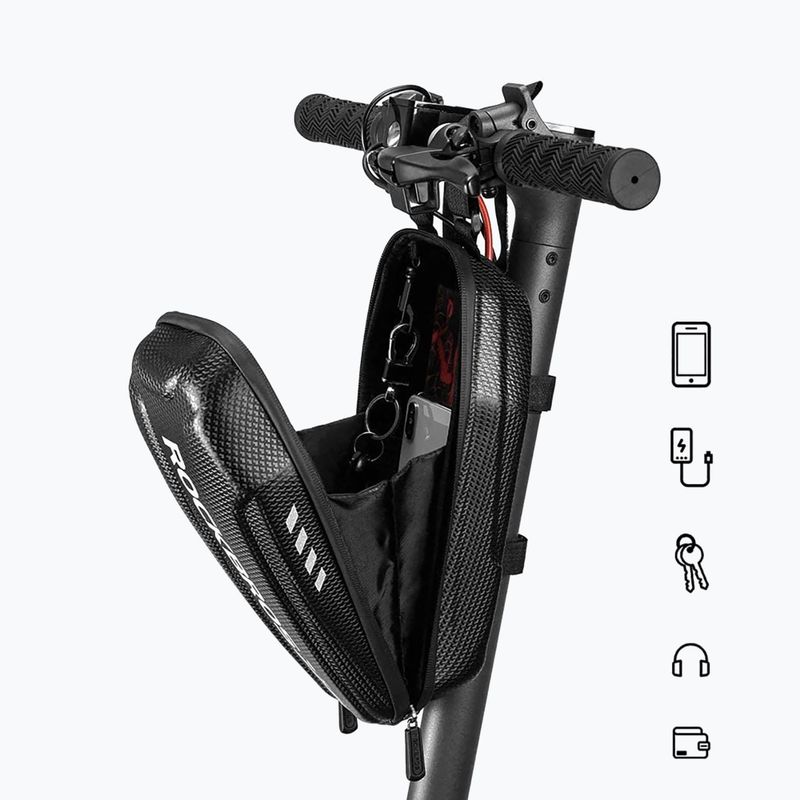 Rockbros B62-1 3 l čierna taška na rám bicykla 3