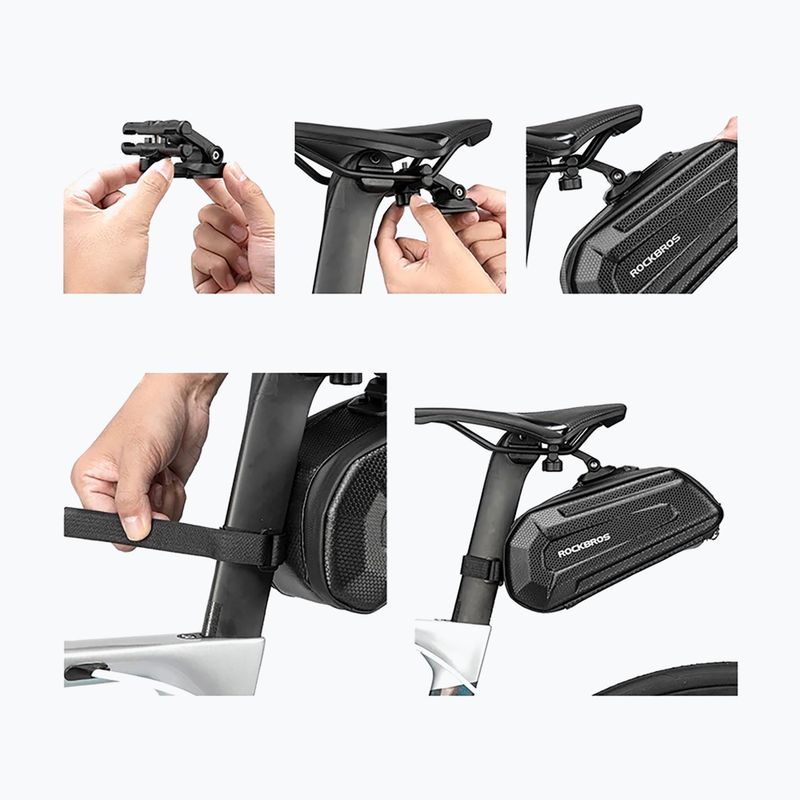 Podsedlová taška na bicykel Rockbros B69 1,8 l black 2