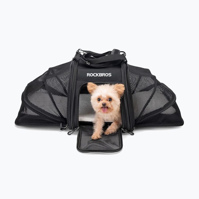 Taška na bicykel Rockbros pet carrier 30140028 25 l black 6