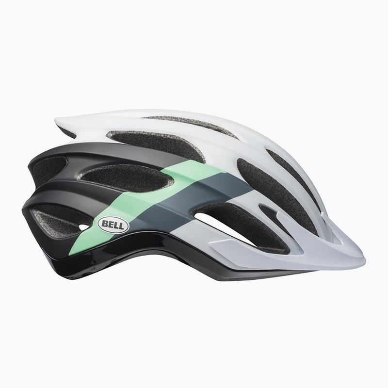 Cyklistická prilba Bell Drifter matná lesklá biela čierna/mätová 2