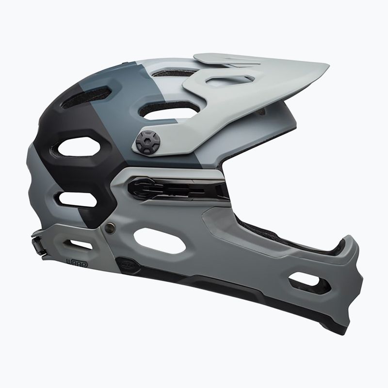 Cyklistická prilba Bell Full Face Super 3R MIPS downdraft matte gray/gunmetal 2