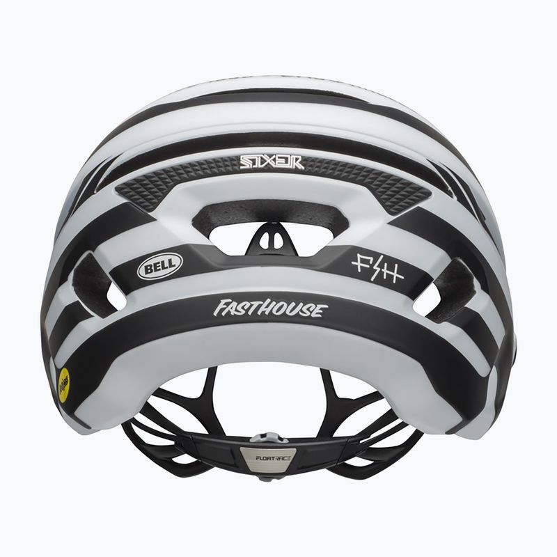 Cyklistická prilba Bell Sixer Integrated MIPS fasthouse stripes matte white/black 3