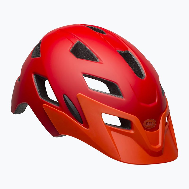 Cyklistická prilba detská Bell Sidetrack Integrated MIPS Jr matte red/orange