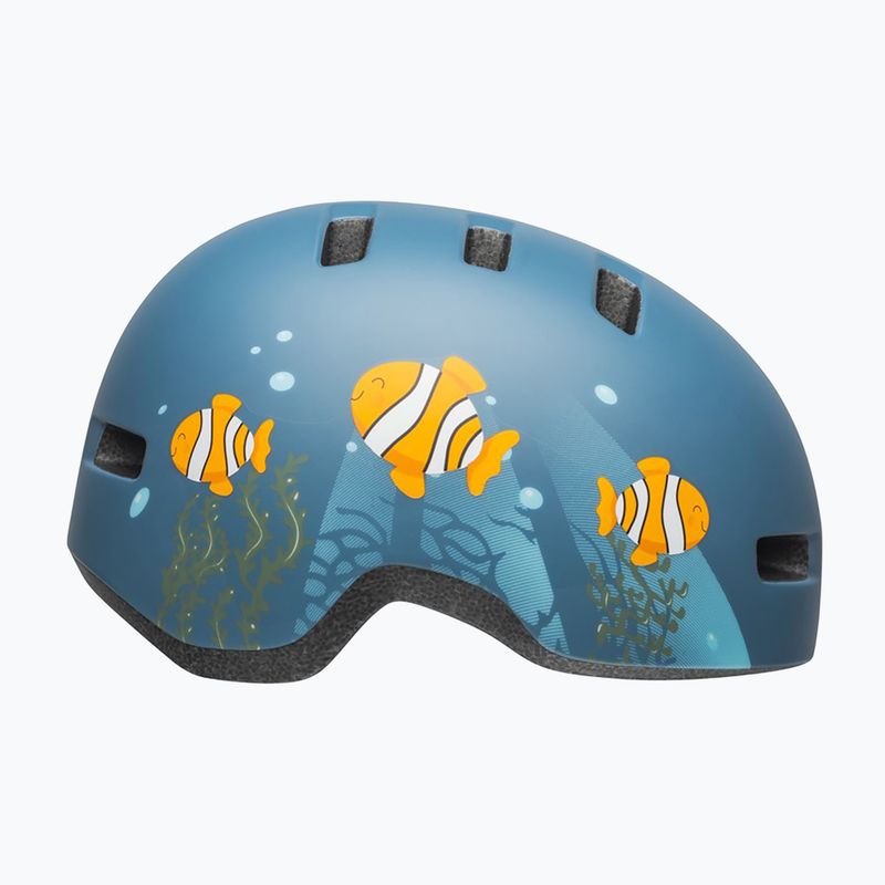 Cyklistická prilba detská Bell Lil Ripper clown fish matte gray/blue 2