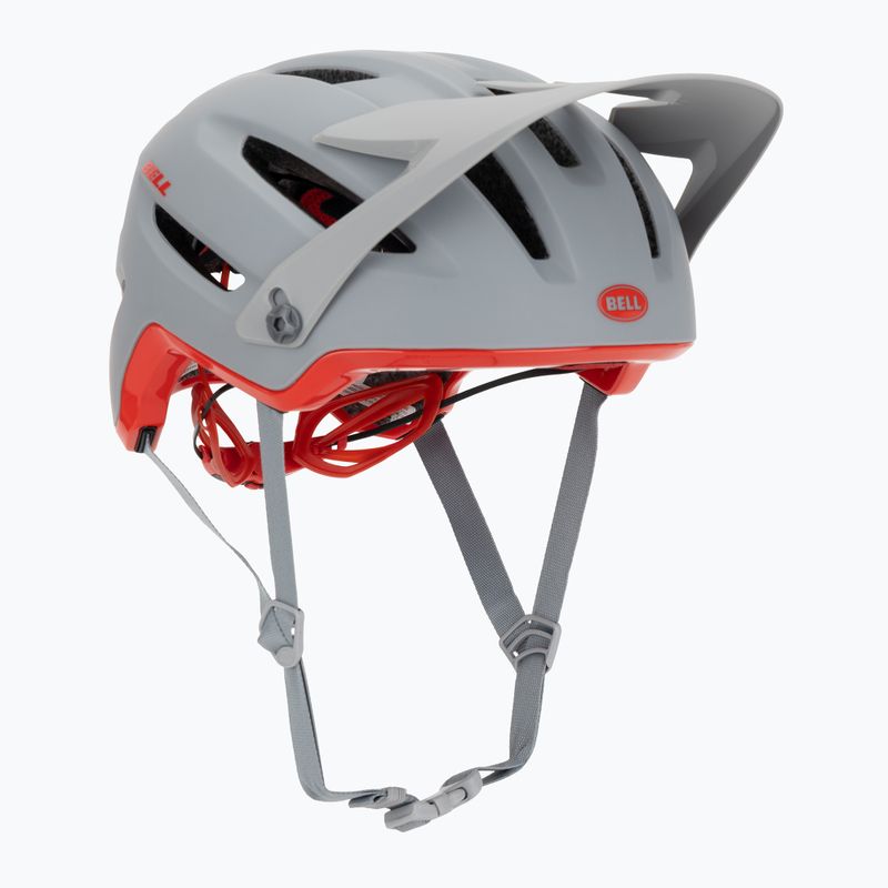 Cyklistická prilba Bell 4Forty Integrated MIPS matná lesklá sivá/karmínová 8