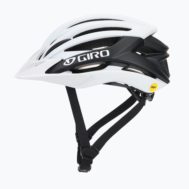 Cyklistická prilba Giro Artex Integrated MIPS matná biela/čierna 3