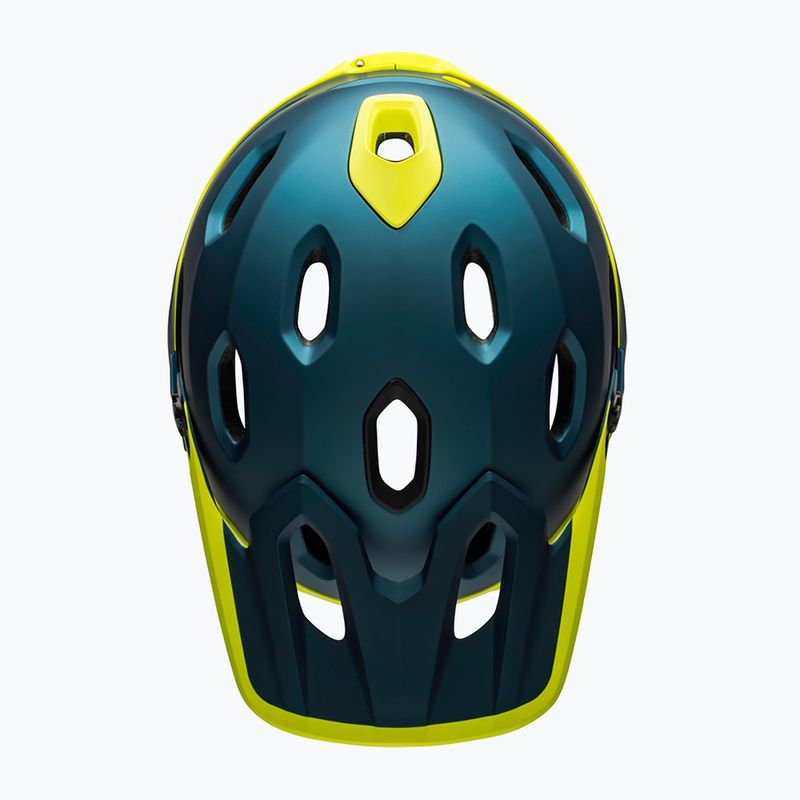 Cyklistická prilba Bell FF Super DH MIPS Spherical matte gloss blue/hiviz 5