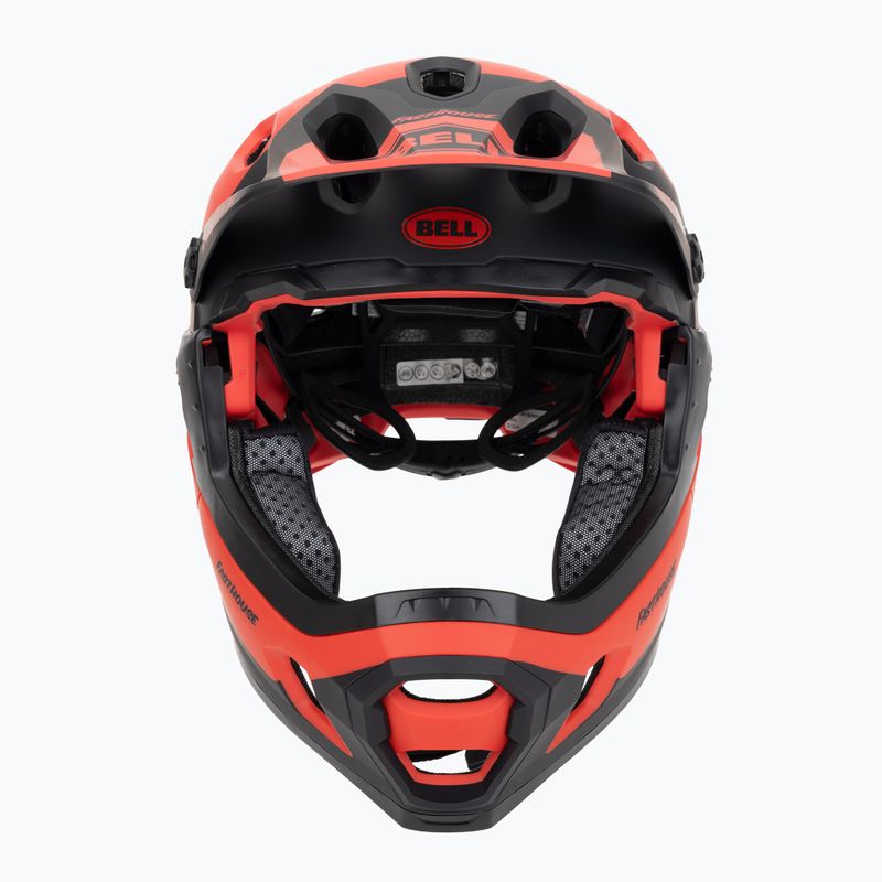 Cyklistická prilba Bell FF Super DH MIPS Spherical fasthouse matte gloss red/black 2