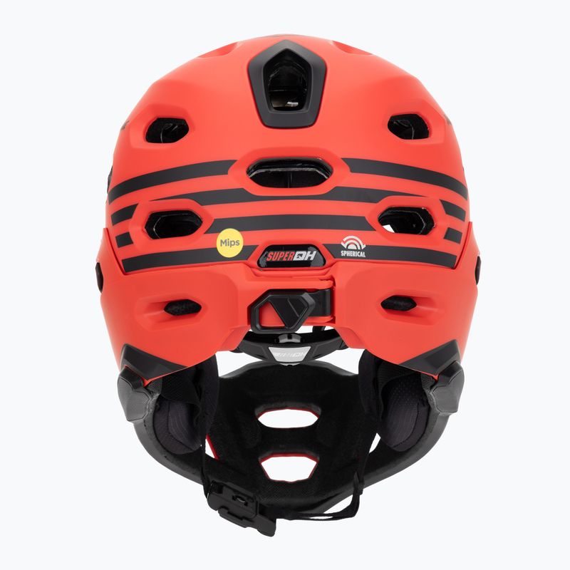 Cyklistická prilba Bell FF Super DH MIPS Spherical fasthouse matte gloss red/black 4