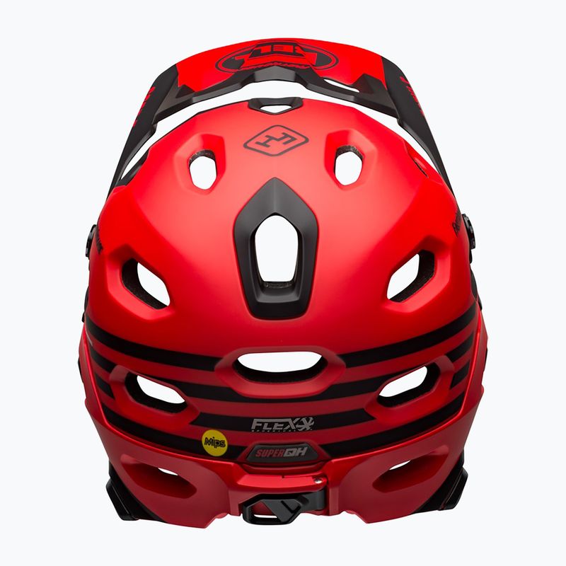 Cyklistická prilba Bell FF Super DH MIPS Spherical fasthouse matte gloss red/black 4