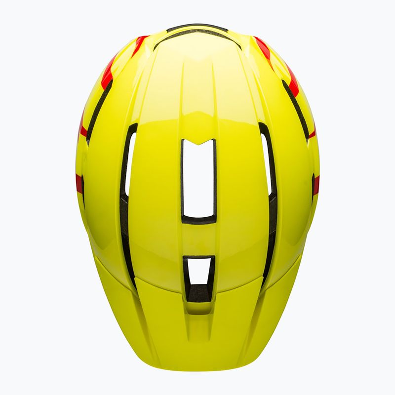 Cyklistická prilba detská Bell Sidetrack II Jr gloss hi-viz/red 4