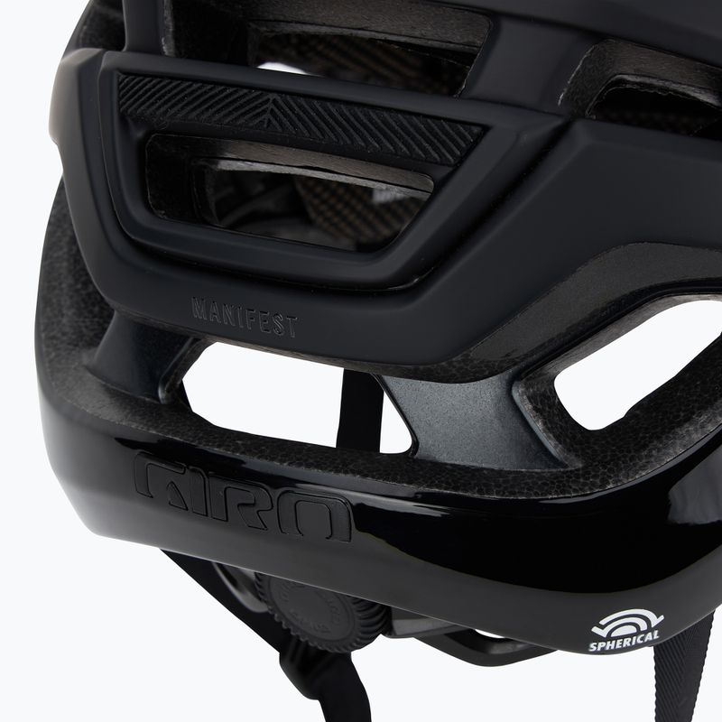 Cyklistická prilba Giro Manifest Spherical MIPS matná čierna 8