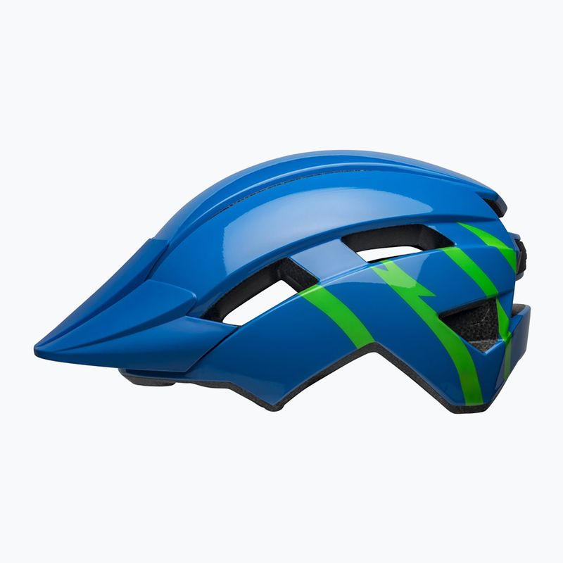 Cyklistická prilba detská Bell Sidetrack II Integrated MIPS Jr gloss blue/green 2