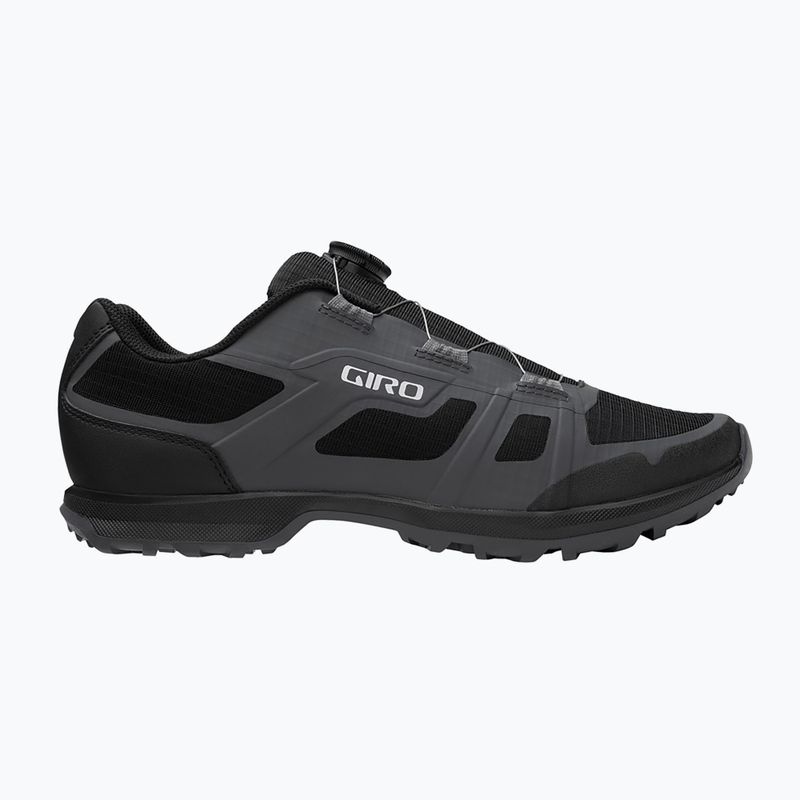 Pánska MTB cyklistická obuv Giro Gauge Boa dark shadow/black