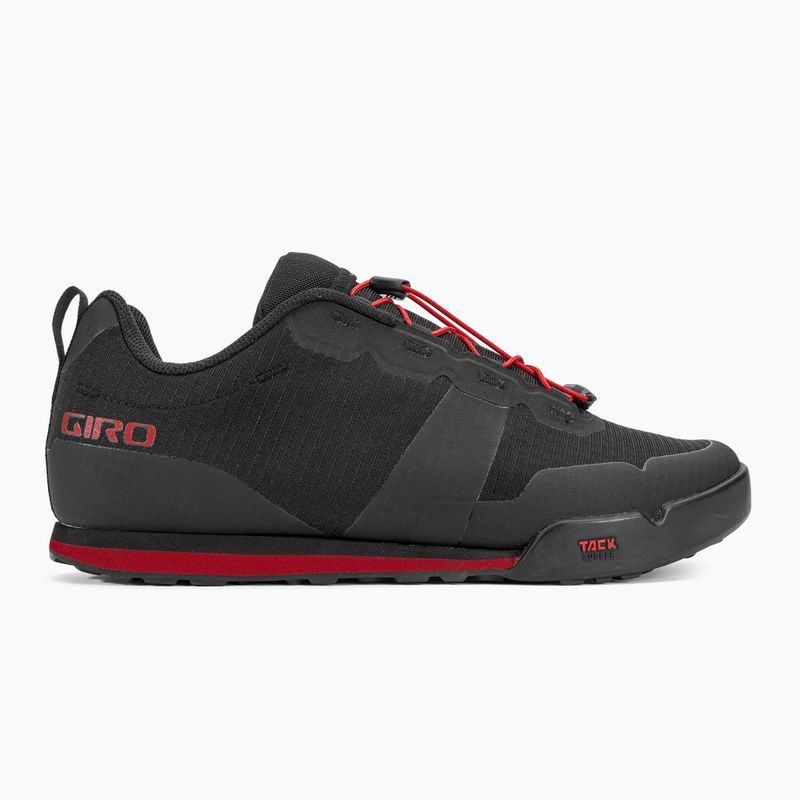 Pánska cyklistická obuv Giro Tracker Fastlace black/bright red 2