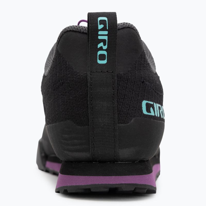 Dámska cyklistická obuv Giro Tracker Fastlace black/throwback purple 6