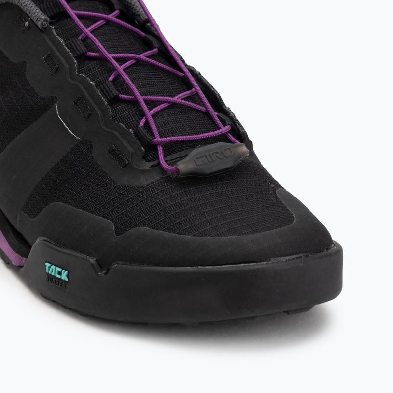 Dámska cyklistická obuv Giro Tracker Fastlace black/throwback purple 7