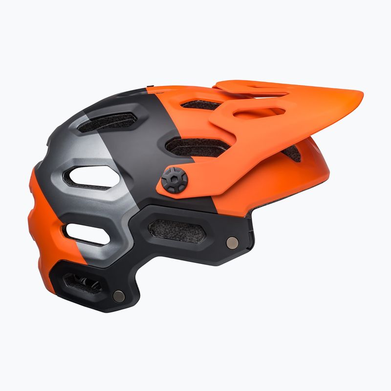 Cyklistická prilba Bell Full Face Super 3R MIPS matte orange/black 3