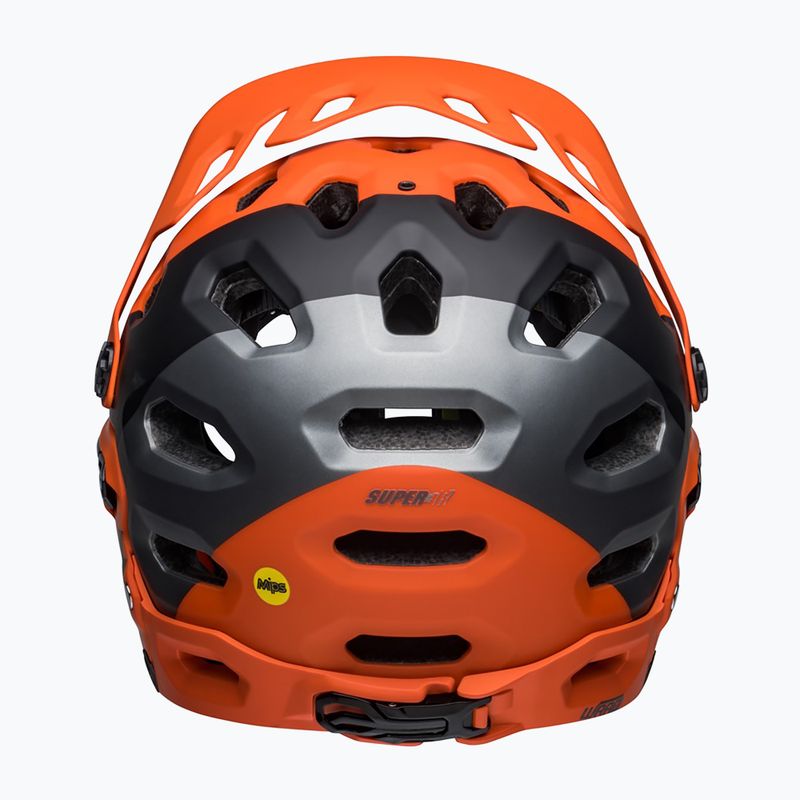 Cyklistická prilba Bell Full Face Super 3R MIPS matte orange/black 4