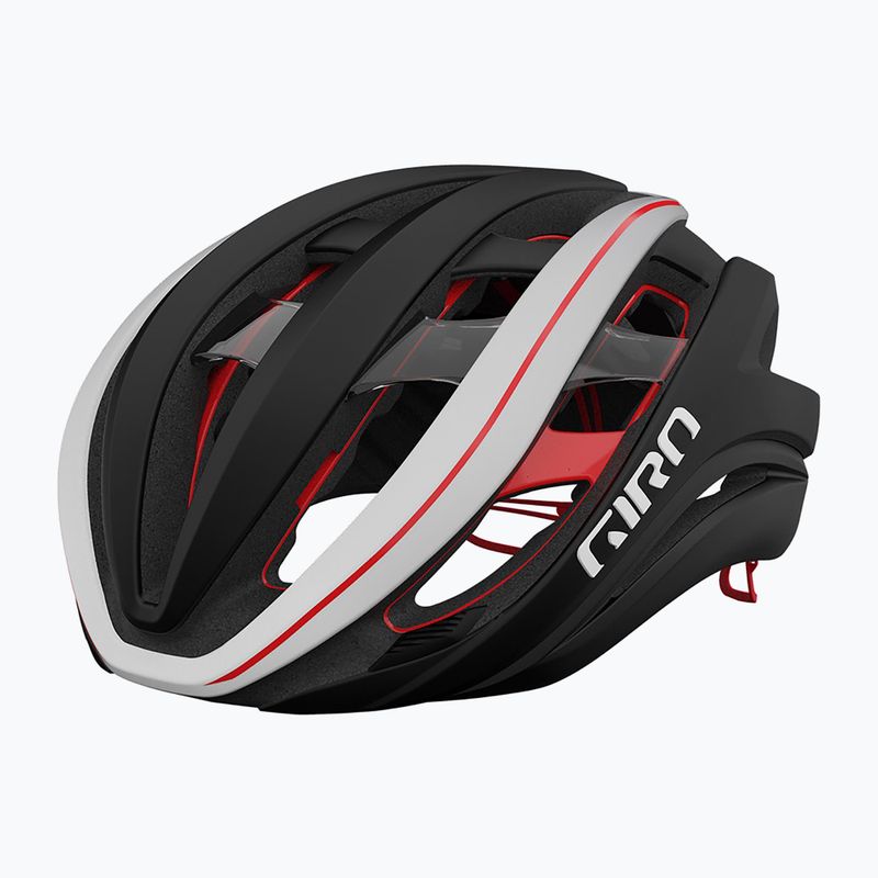 Cyklistická prilba Giro Aether Spherical MIPS matná čierna/biela/červená