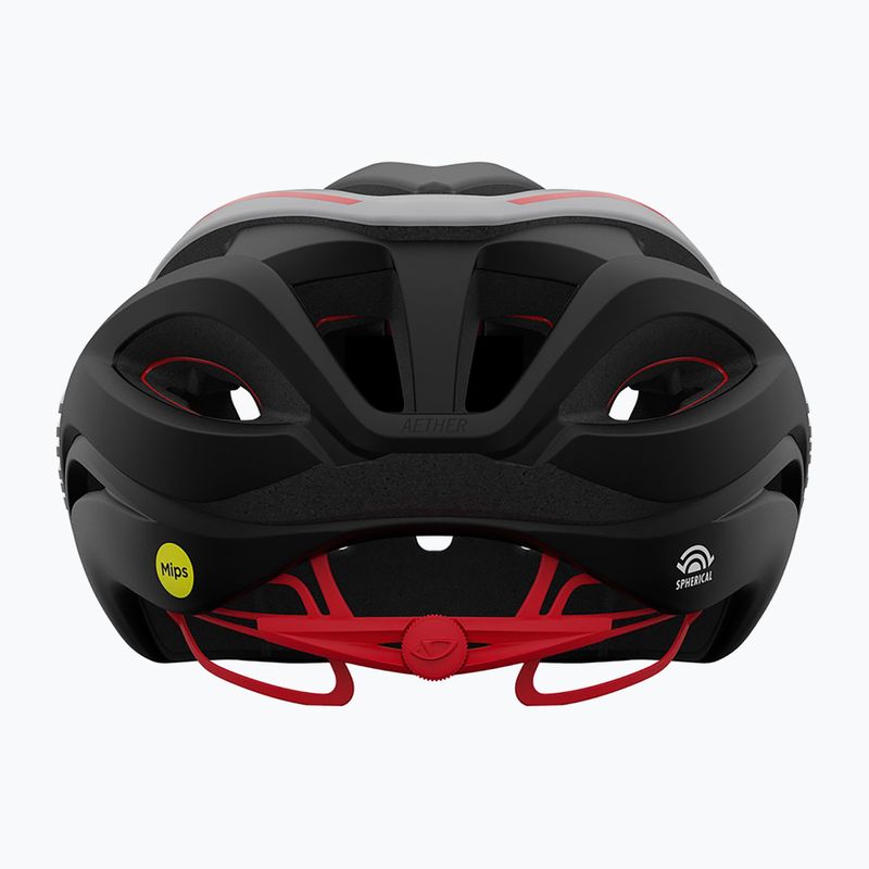 Cyklistická prilba Giro Aether Spherical MIPS matná čierna/biela/červená 3