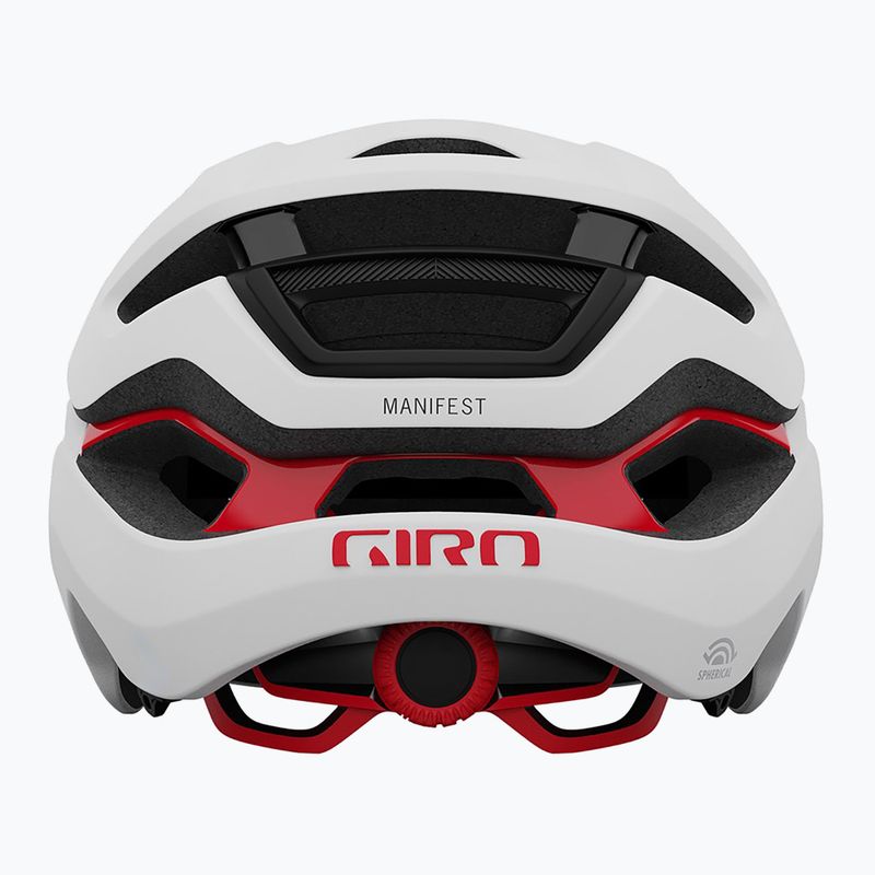 Cyklistická prilba Giro Manifest Spherical MIPS matná biela/čierna 3