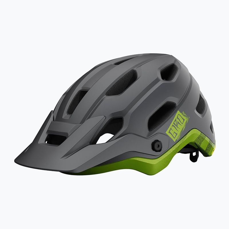 Cyklistická prilba Giro Source Integrated MIPS matná metalická čierna/ano lime