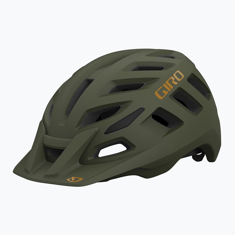 Cyklistická prilba Giro Radix matná trailová zelená