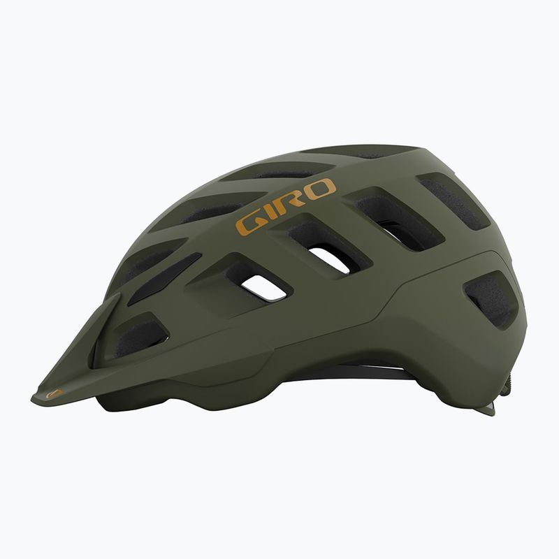 Cyklistická prilba Giro Radix matná trailová zelená 2