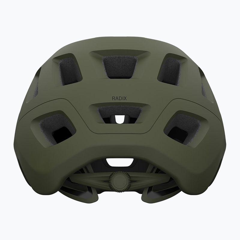 Cyklistická prilba Giro Radix matná trailová zelená 3