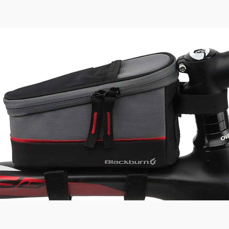 Taška na rám bicykla Blackburn Local Top Tube 0,55 l čierna/tmavosivá 2