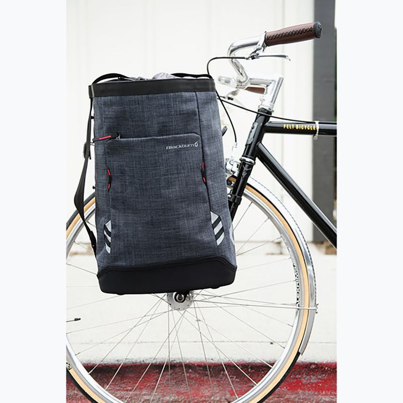 Cyklistická taška na kufor Blackburn Central Shopper's 23 l čierna 4