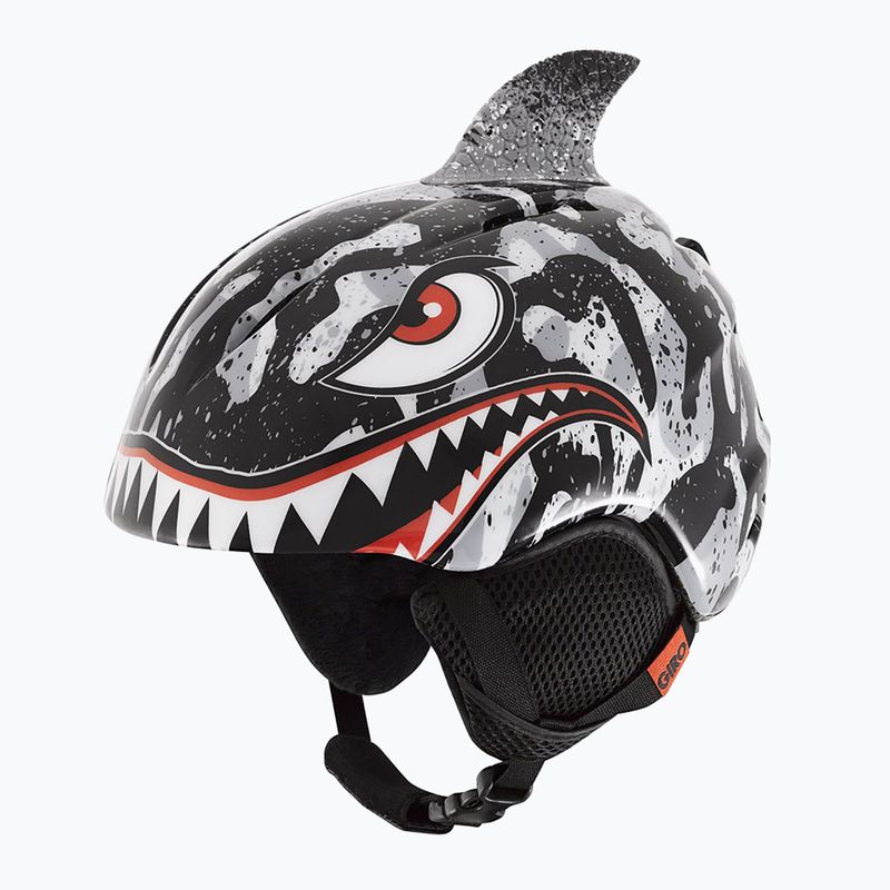 Detská lyžiarska prilba Giro Launch Plus black/grey tiger shark
