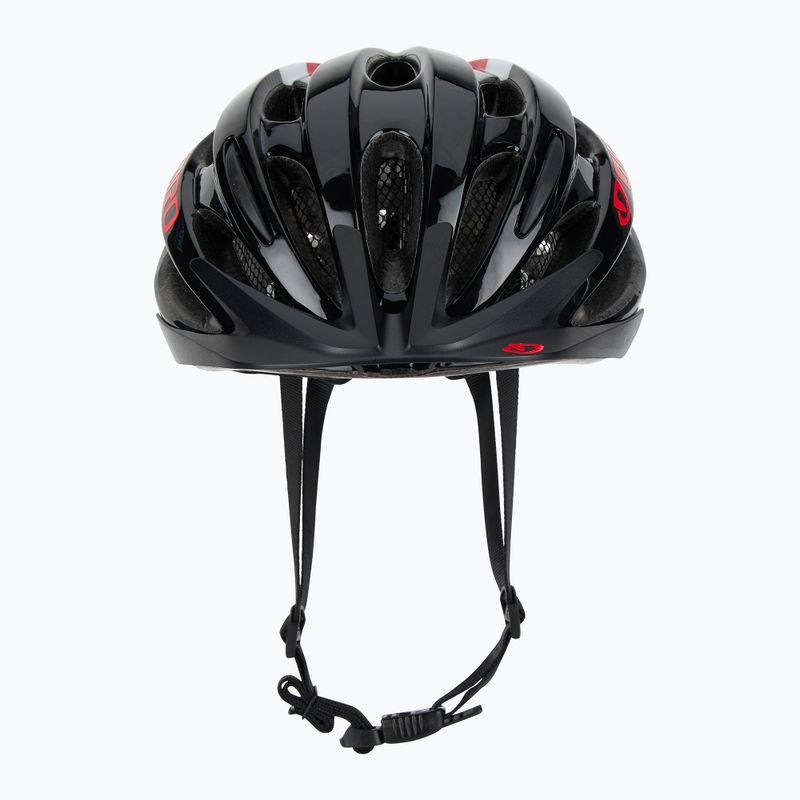 Cyklistická prilba Giro Revel čierna jasne červená 2