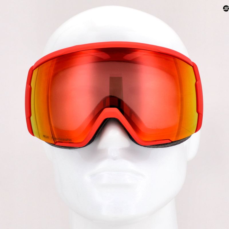 Lyžiarske okuliare Smith Proxy lava/chromapop photochromic red mirror M741 9