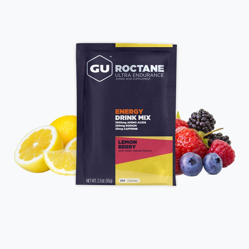 Energetický nápoj GU Roctane Energy Drink Mix 65 g lemon/berry 2