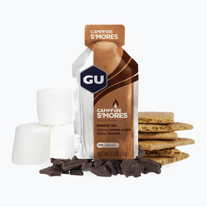 Energetický gél GU Energy Gel 32 g campfire s'mores 2
