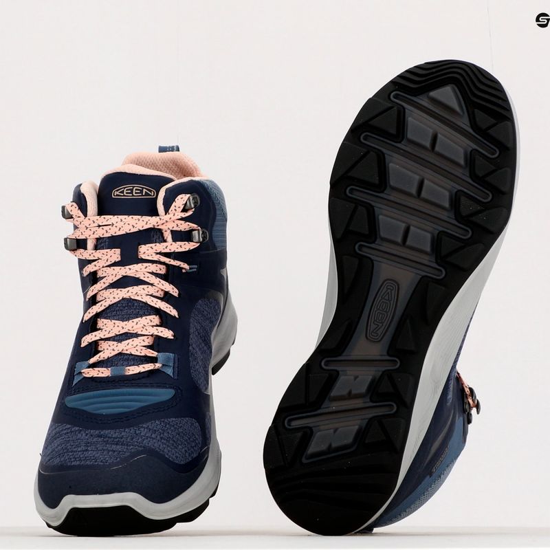 Dámska treková obuv KEEN Terradora Flex Mid navy blue 1026877 12