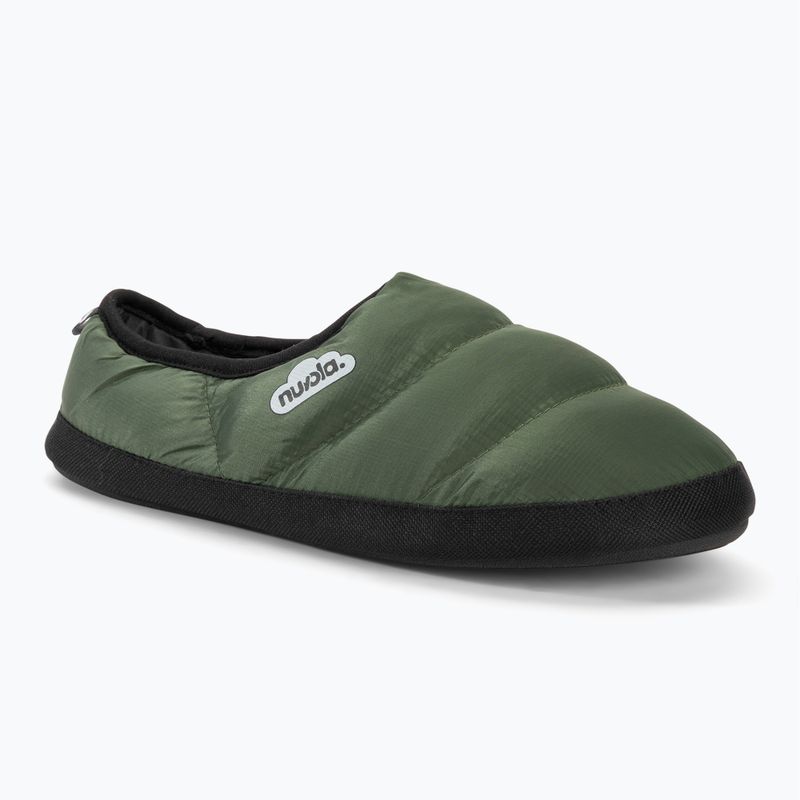 Nuvola Classic vojenská zelená zimné papuče
