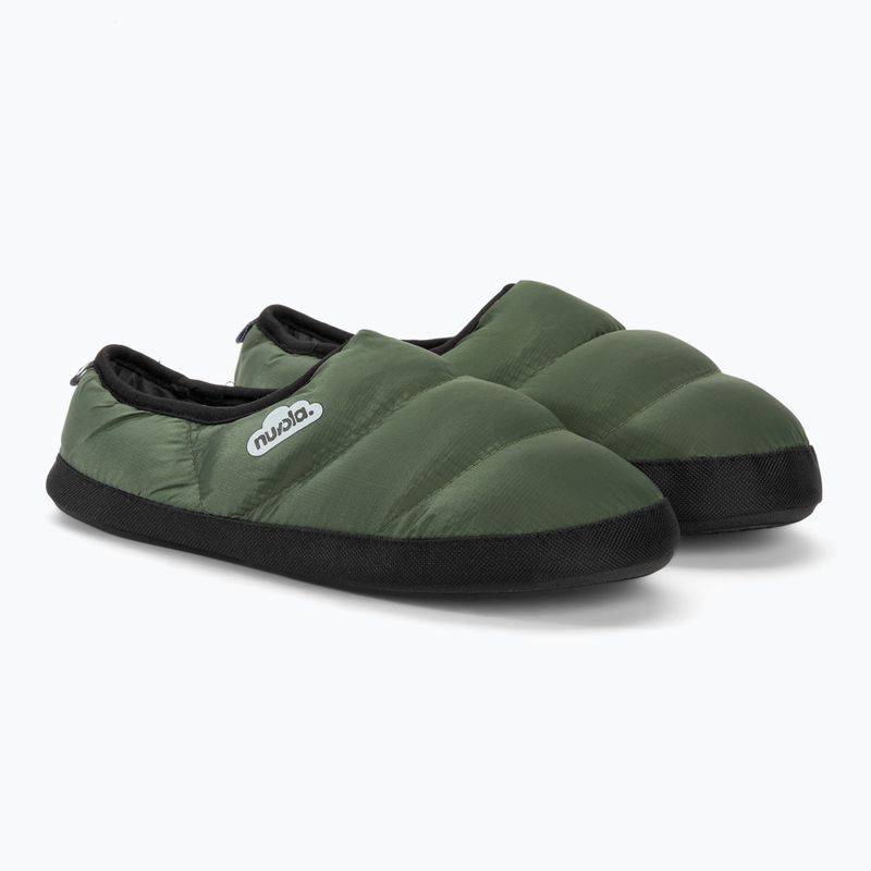 Nuvola Classic vojenská zelená zimné papuče 4