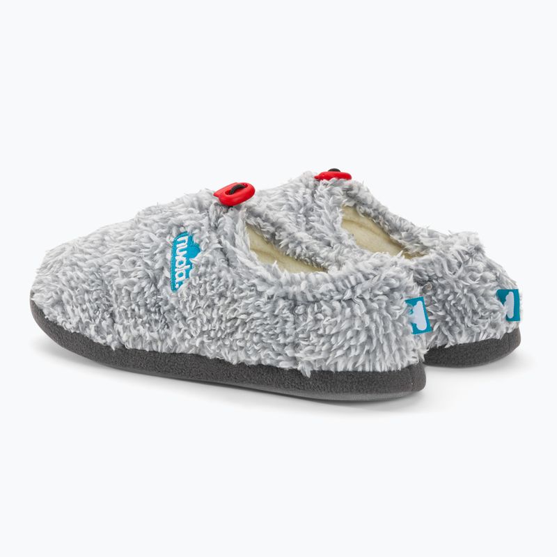 Nuvola Classic Cloud fleece šedé zimné papuče 3