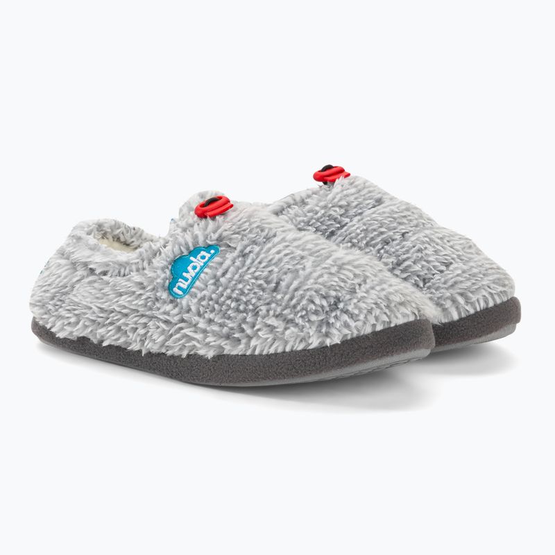 Nuvola Classic Cloud fleece šedé zimné papuče 4