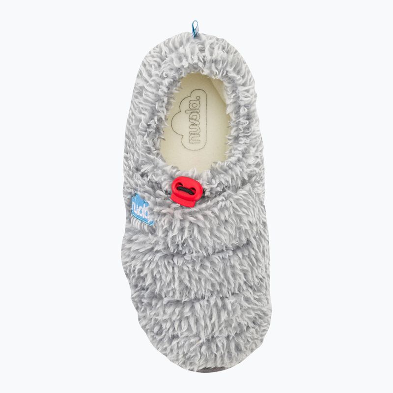 Nuvola Classic Cloud fleece šedé zimné papuče 6