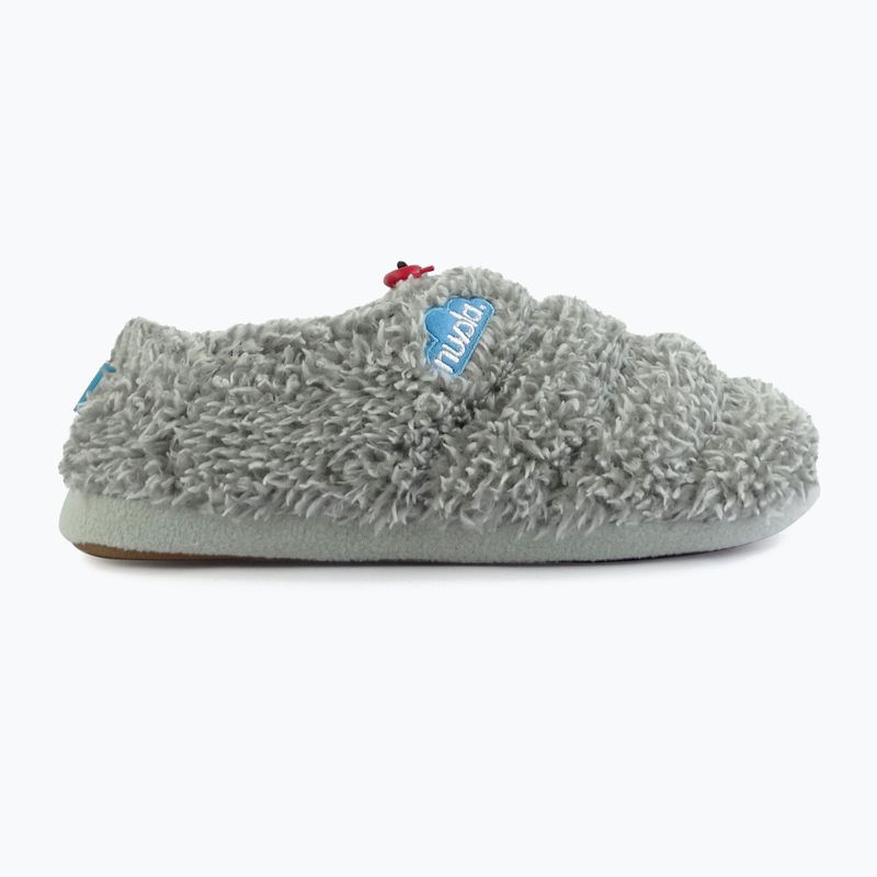 Nuvola Classic Cloud fleece šedé zimné papuče 9