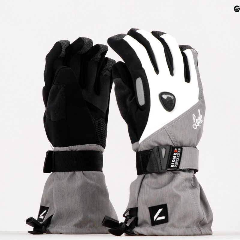 Dámske snowboardové rukavice Level Butterfly strieborné 1041WG.08 7